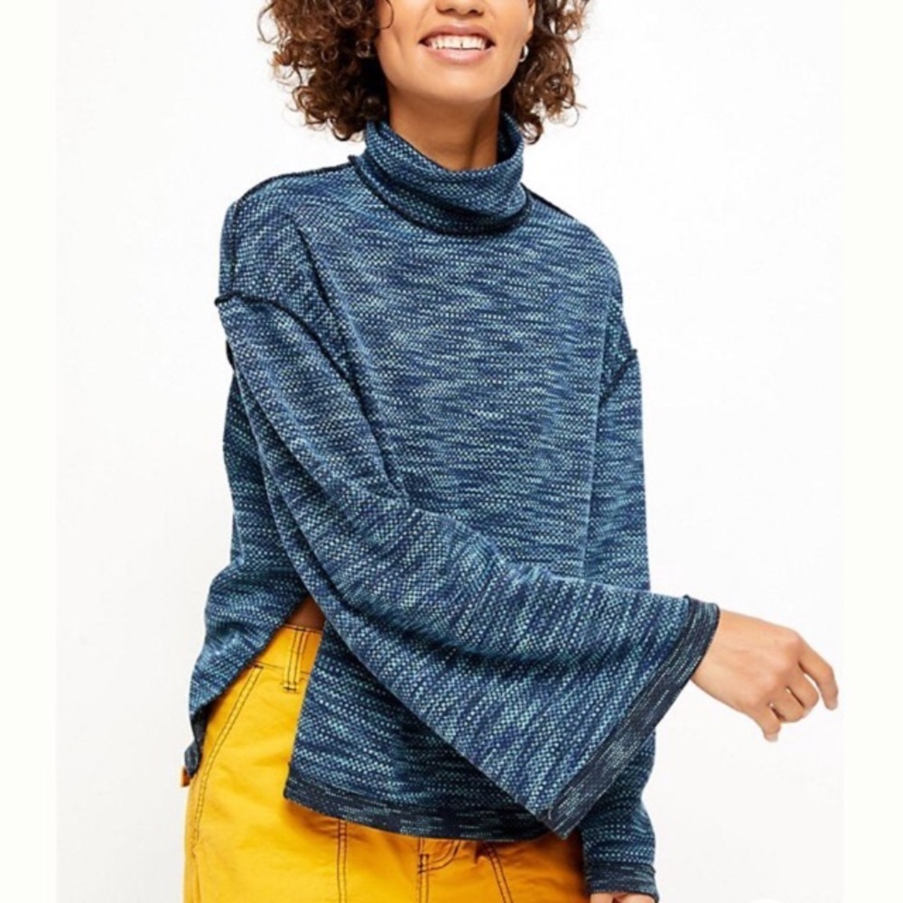 Free People Sunny Days Turtleneck Sweater NWT - Picture 2 of 10